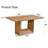 63" Rectangular Dining Table