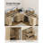 55" Fluted Executive Office Desk With Storage Shelf & File Drawer-1733733911
