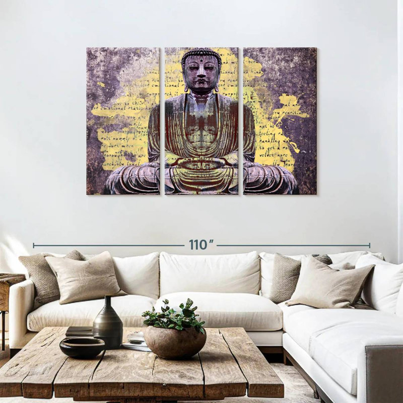 Adella Ponder Buddha, 48" H x 74" W