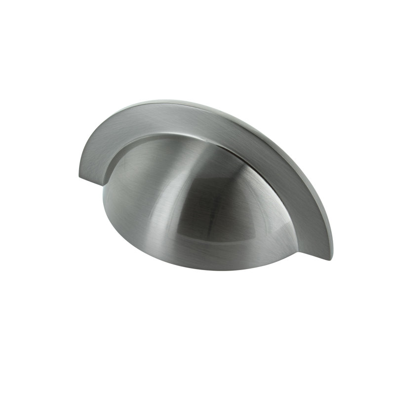 Monmouth Round Cup Pull, Silver