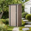Remise en métal Lean-To 3 pi x P 3 pi avec 2 tablettes réglables