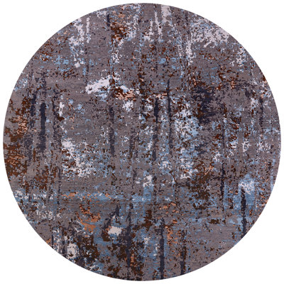 Tapis abstrait gris