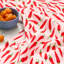 KATE SPADE NEW YORK Hot Hot Hot Peppers And Spring Time Dot Kitchen Towel Set, 17"x28", Red