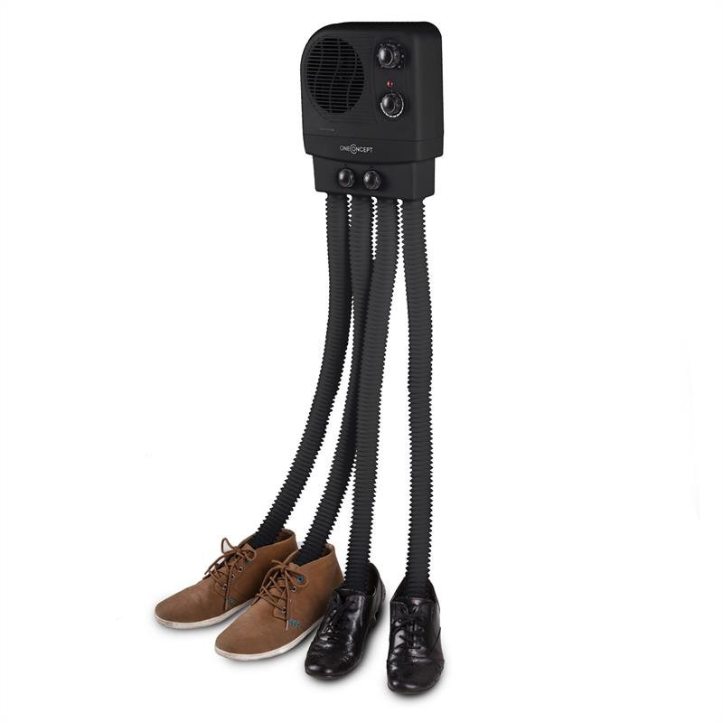 OneConcept Choobidoo Shoe Dryer, Black