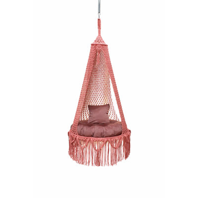 Joy Handwoven Macrame Hanging Swing Chair For Kids And Adults