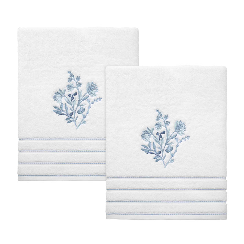 Izod Mystic Floral 100% Cotton Midweight Bath Towel