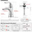 Single Hole Bathroom Faucet with Drain Assembly-62241198