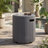 17x19.9 inch Tank Holder/Side Table, Gray