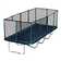 Galactic Xtreme 23' Rectangle Backyard Trampoline with Safety Enclosure