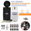 Flame King Gas Hauler Pro Kit Insulated Protective Carry Case, 10LB Propane Tank & 5-FT Adapter Hose