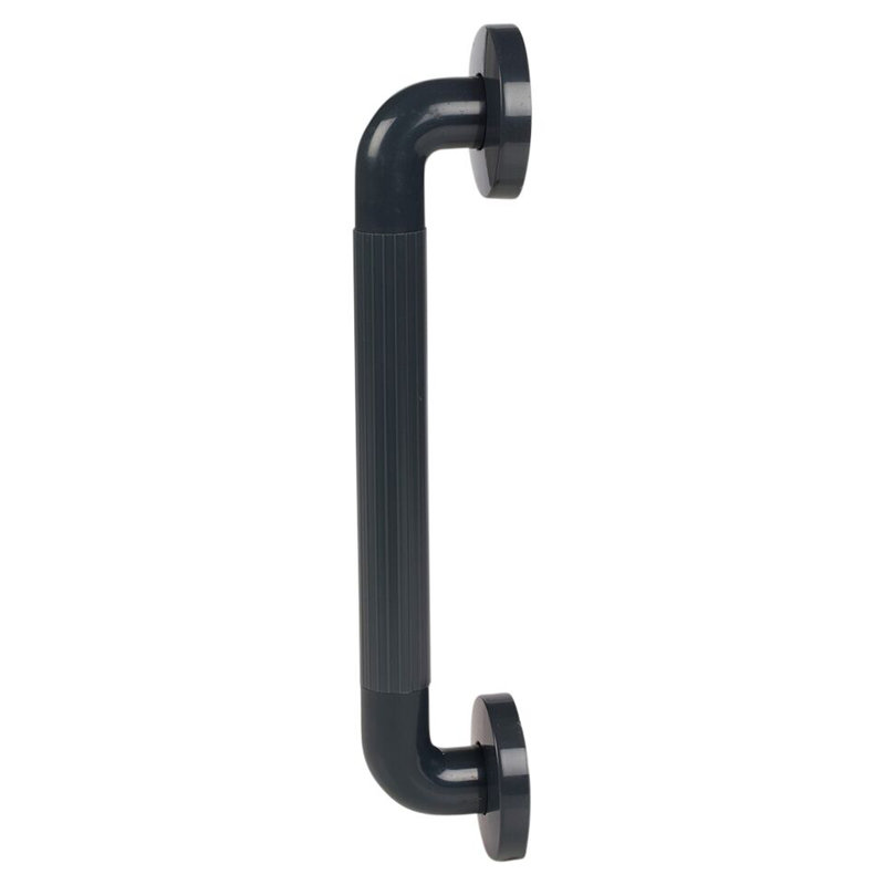 Grey Easy ABS Grab Handle Bar Safety Croydex Shower Mobility Aid, 7cm H x 30cm L