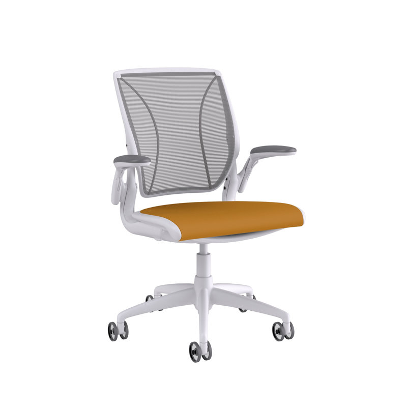Mesh Task Chair, Catena/Cornflower, Pinstripe/Silver, White