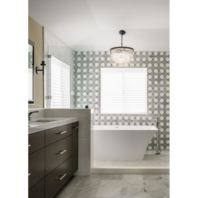 Hyde 68'' L Freestanding Soaking Bathtub, Matte White
