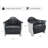 Alvenia 31.1"W Tufted Genuine Leather Accent Armchair(Set Of 2)-801903665