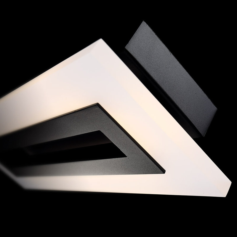 Shadow LED Outdoor Sconce, 24" H x 7.5" W x 3.375" D