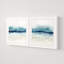 «Deep Blue Sea II», ensemble de 2 reproductions d'aquarelles encadrées-1936890269