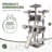 Lima Pet Heavy Duty Carpet 68 Inch Multi-Level Cat Tree Condos and Scratching Posts Included-2031829798