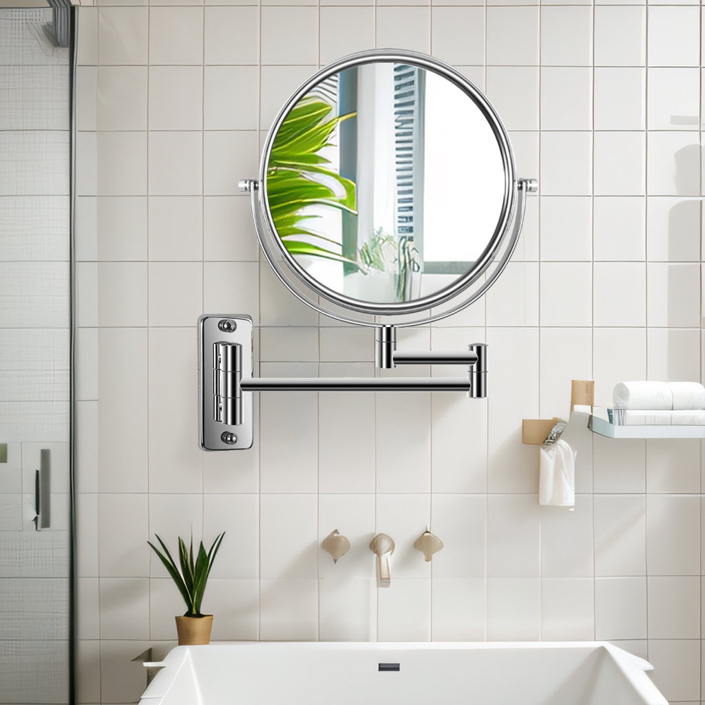 Luft Magnifying Bathroom Mirror Ebern Designs