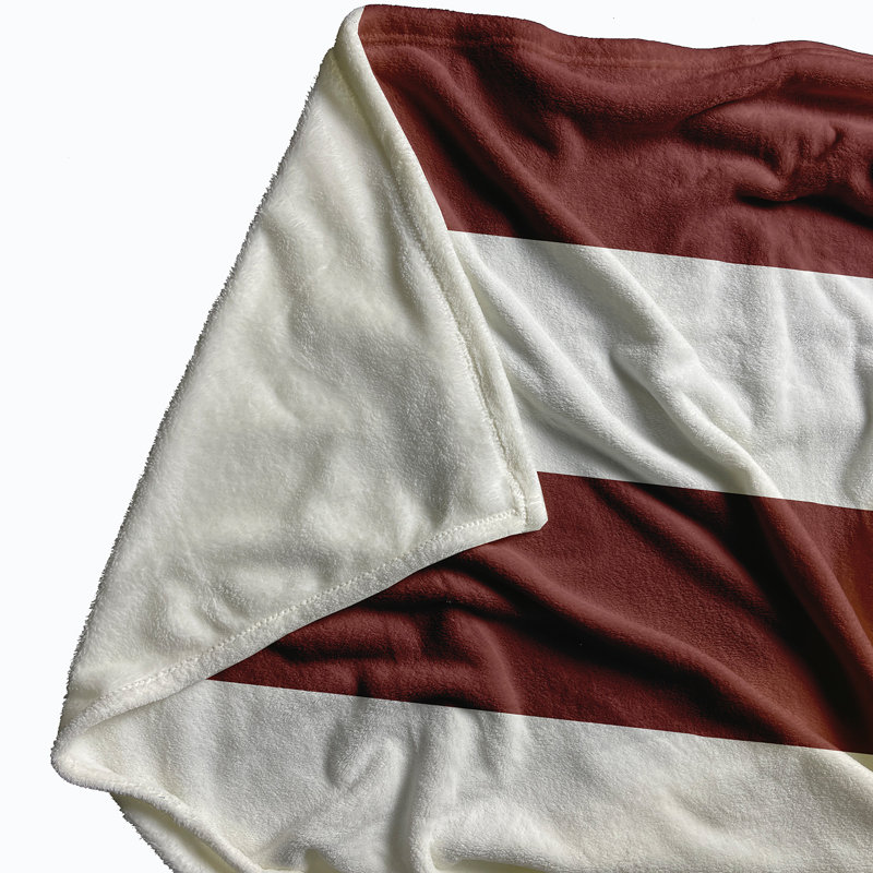 Yorkshire Plain Weave / Muslin Throw Blanket, Brown