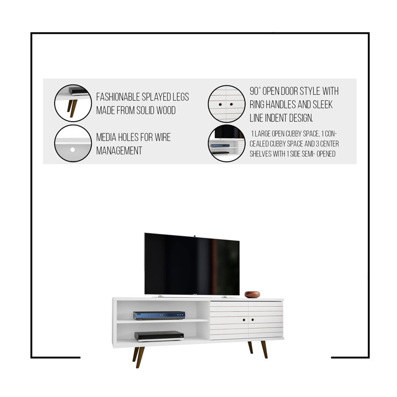 Darryl TV Stand for TVs up to 60", Black