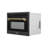 ZLINE Autograph 24 in. Microwave Oven in Black Stainless Steel and Polished Gold Helix Handle-119313994