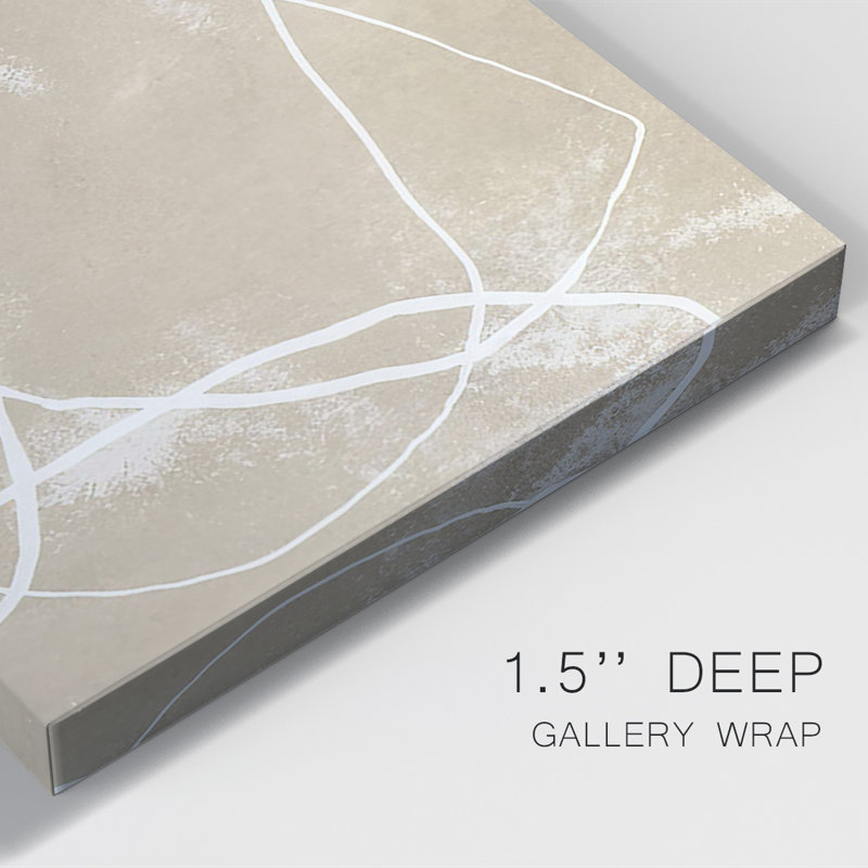 Neutral Thread I - Wrapped Canvas Print, 48" H x 32" W