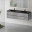 Meuble-lavabo mural 72 po avec lavabo 72 po