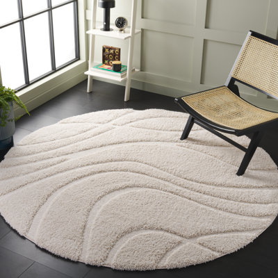 Reidy Machine Woven Polypropylene Beige Rug