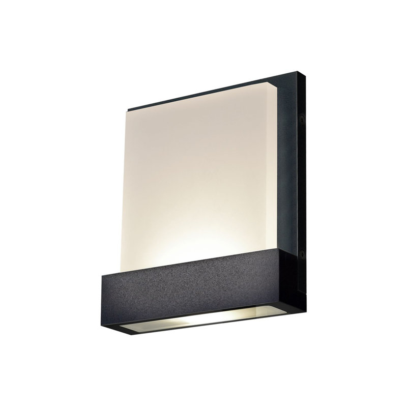 Guide 1 - Light LED Flush Mounted Sconce, Black