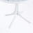 Round Plastic dining Table with sturdy legs