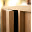 Three-Door Oiled Oak Chest of Drawers