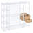 Garde-robe de style ouvert avec rails suspendus, tablettes et tiroirs-106498481