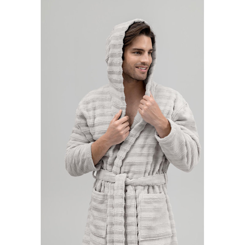 Galio Bathrobe, Pearl Gray, XS/S