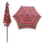 PARAPLUIE 9 pi 9 rayures rouges-133398247