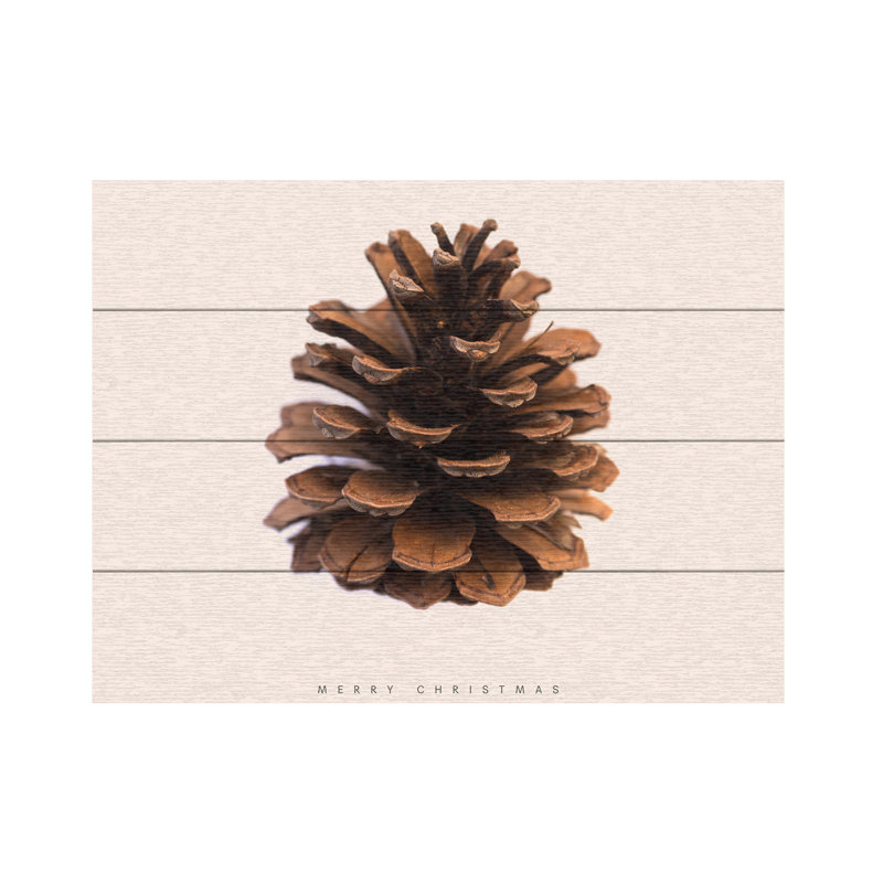 Florent Bodart  Merry Christmas 2 Wood Slat Art, H 18 po x l 22 po