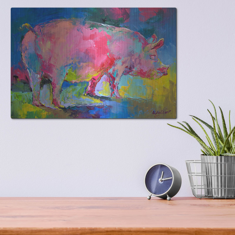 «Piggie» par Richard Wallich, H 12 po x l 16 po