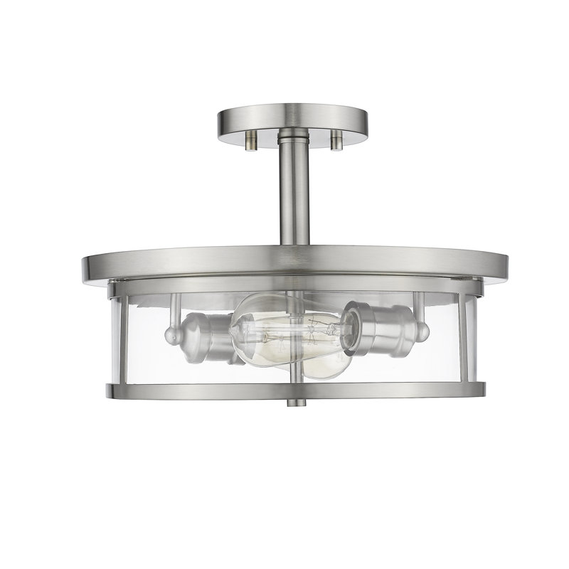 Plafonnier encastré cylindrique simple 13,75 po Attah