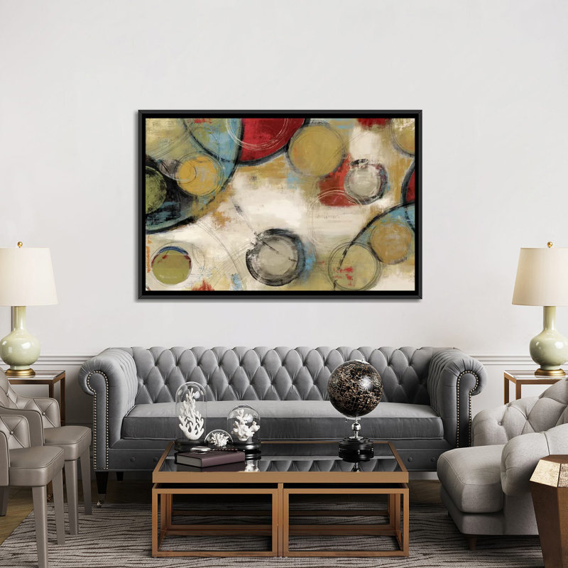 «Elements», impression sur toile, Toile avec cadre noir, Pas de tapis, H 32 po x l 48 po x P 1,5 po