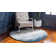 Tapis bleu à rayures Mitzy