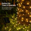 Foxborough 200 LED Solar String Lights with 8 Modes Outdoor Waterproof Decorative Lights for Garden Patio and Party-383887698