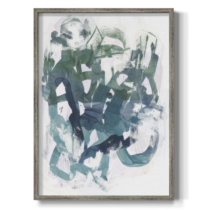 Obstruction II Framed Print - Solid Wood, 11" H x 9" W