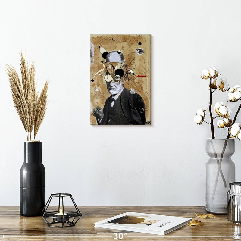 Keiraleigh Freud With Abstractions, 12" H x 8" W