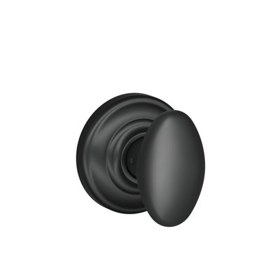 Siena Knob with Andover Trim Non-Turning Lock