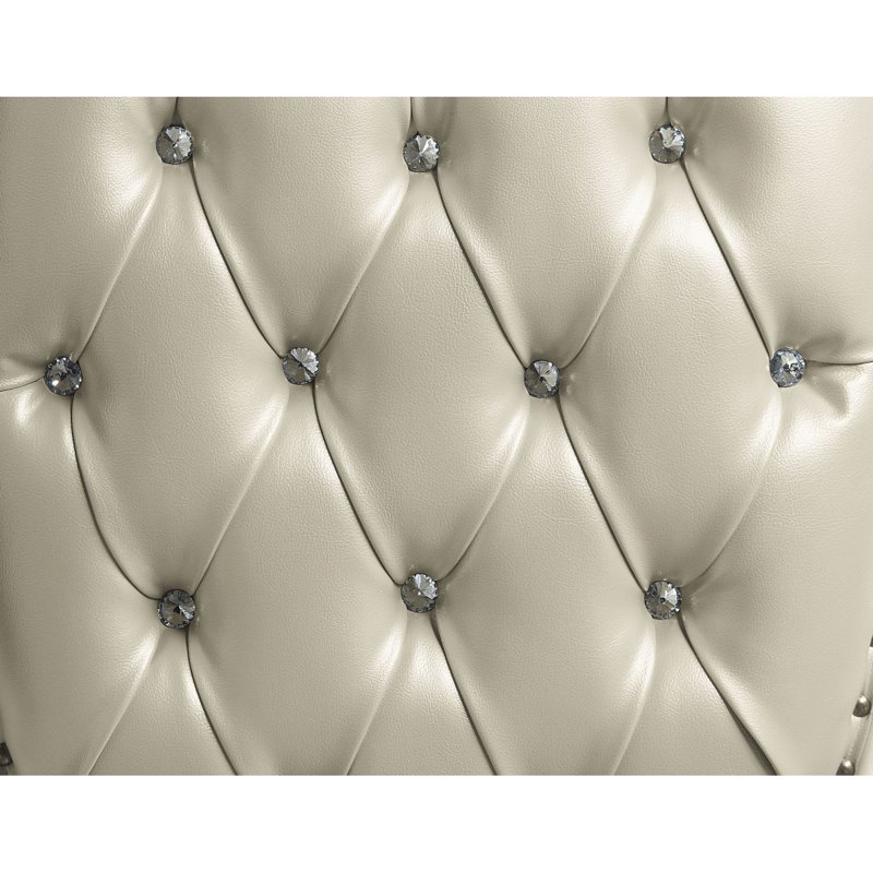 Faux Leather Upholstered Bench