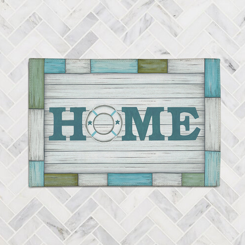 Nautical Home Chenille Indoor Rug, Rectangle 4' x 6'