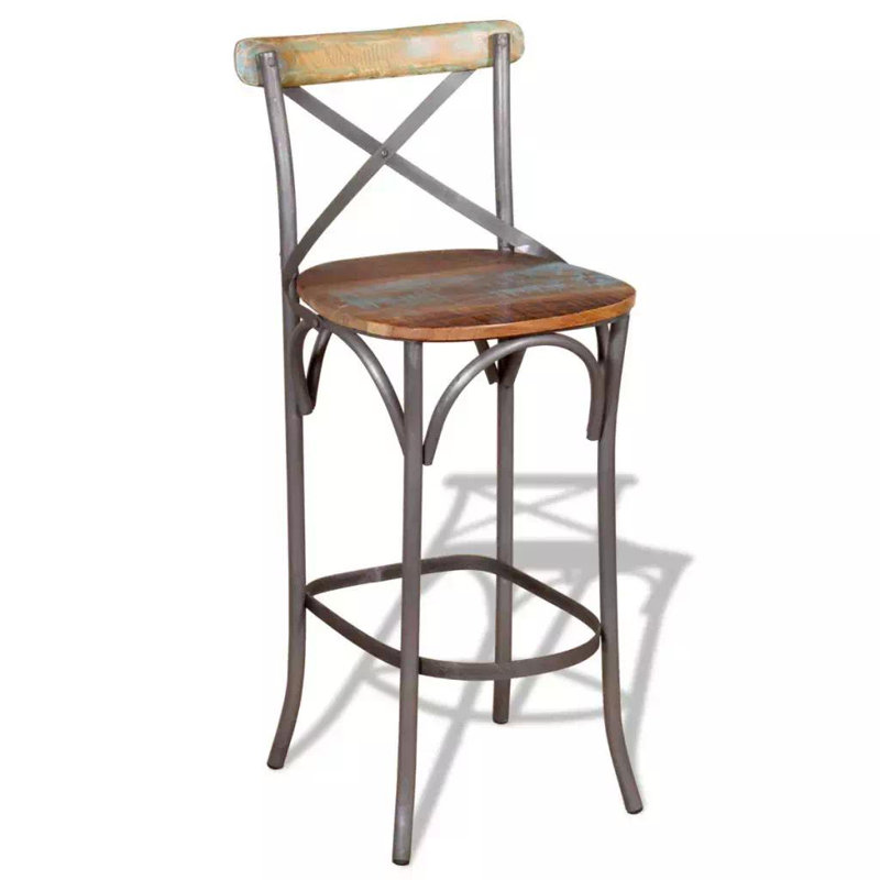 Counter Stool with Metal Frame