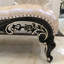 Banquette de luxe en bois massif Carved
