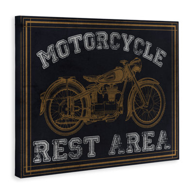 Toile pour aire de repos pour motocyclettes, conception de Marcus Prime