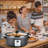 7 Qt. Slow Cooker Electric Programmable Cooker with 20 Count Cooking Liners
