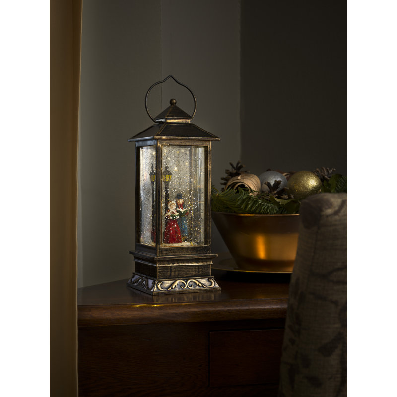Snowy Serenades Christmas People Lantern